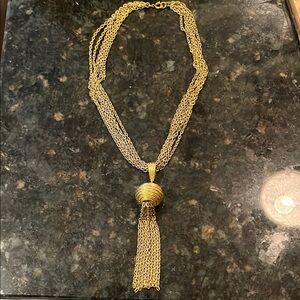 Vintage Sarah Coventry tassel necklace